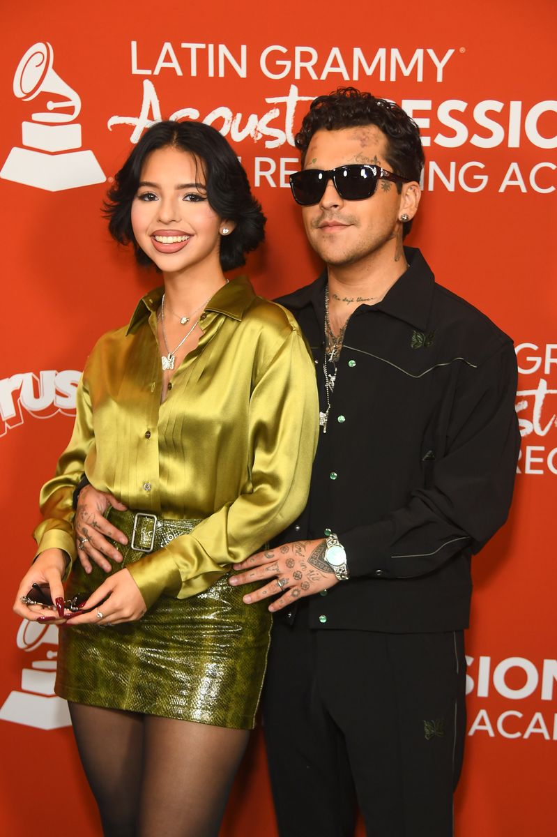 Angela Aguilar and Christian Nodal 