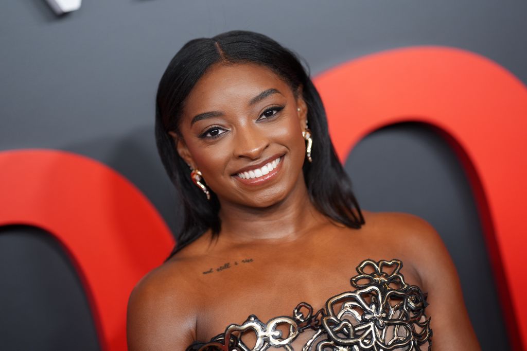 Simone Biles at the TIME100 Gala held at Lincoln Center on April 24, 2025 in New York, New York