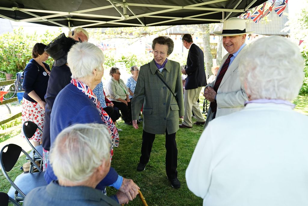 The Princess Royal brought out a new twist on her signature style