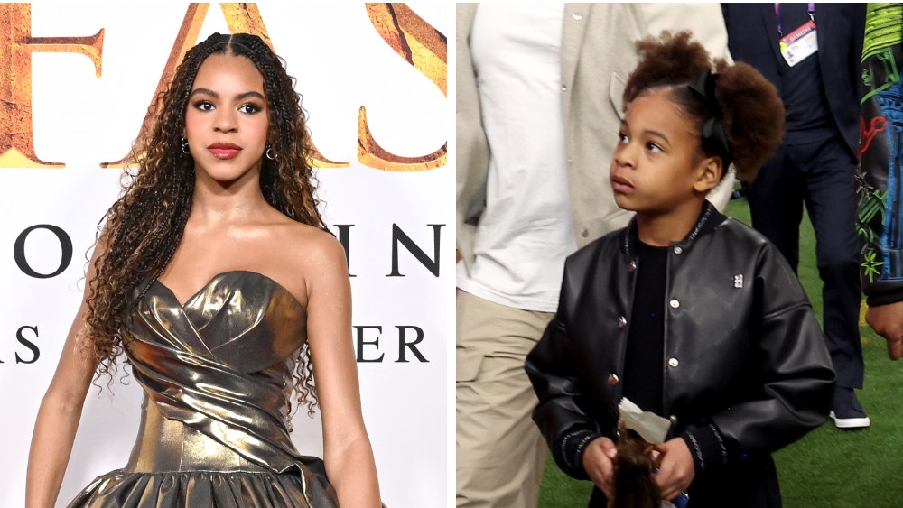 Rumi and Blue Ivy split image