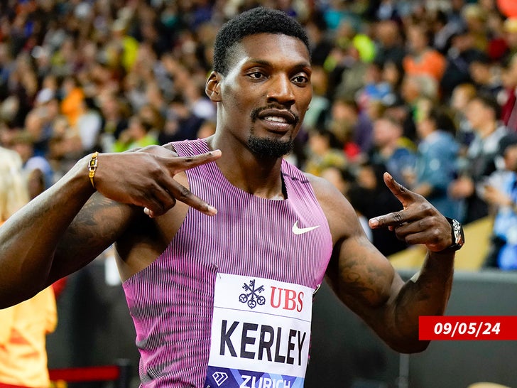 Fred Kerley solo getty