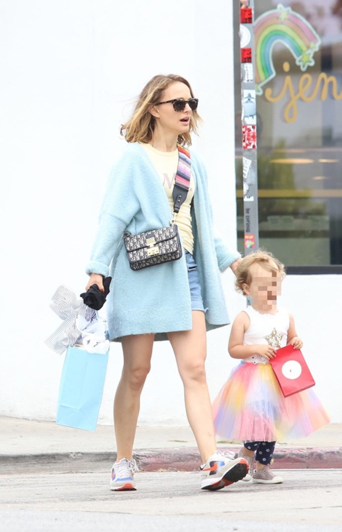 Natalie Portman & Her Little Daughter