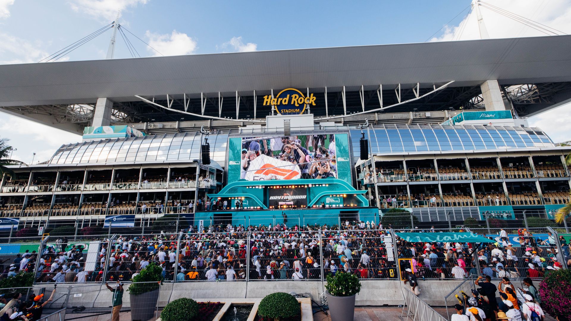 Hard Rock Stadium in Miami Gardens, Florida