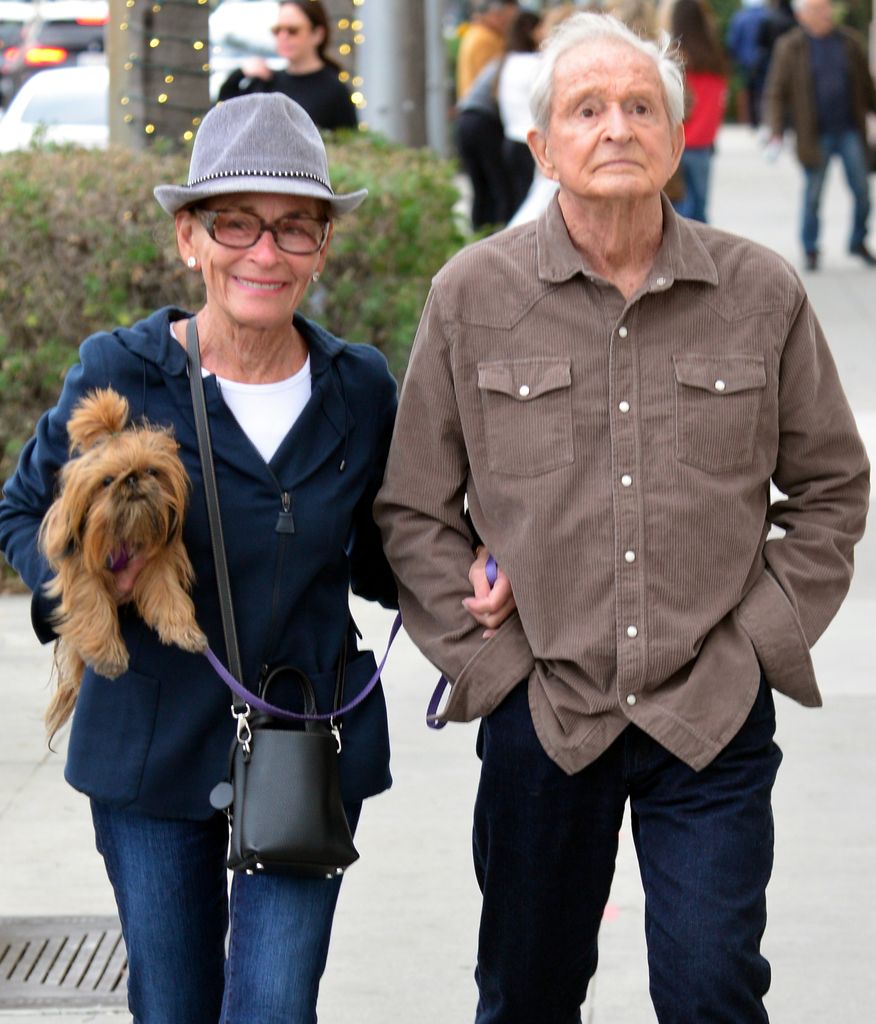 Judge Judy Sheindlin and Jerry Sheindlin are seen on December 17, 2022 in Beverly Hills, California
