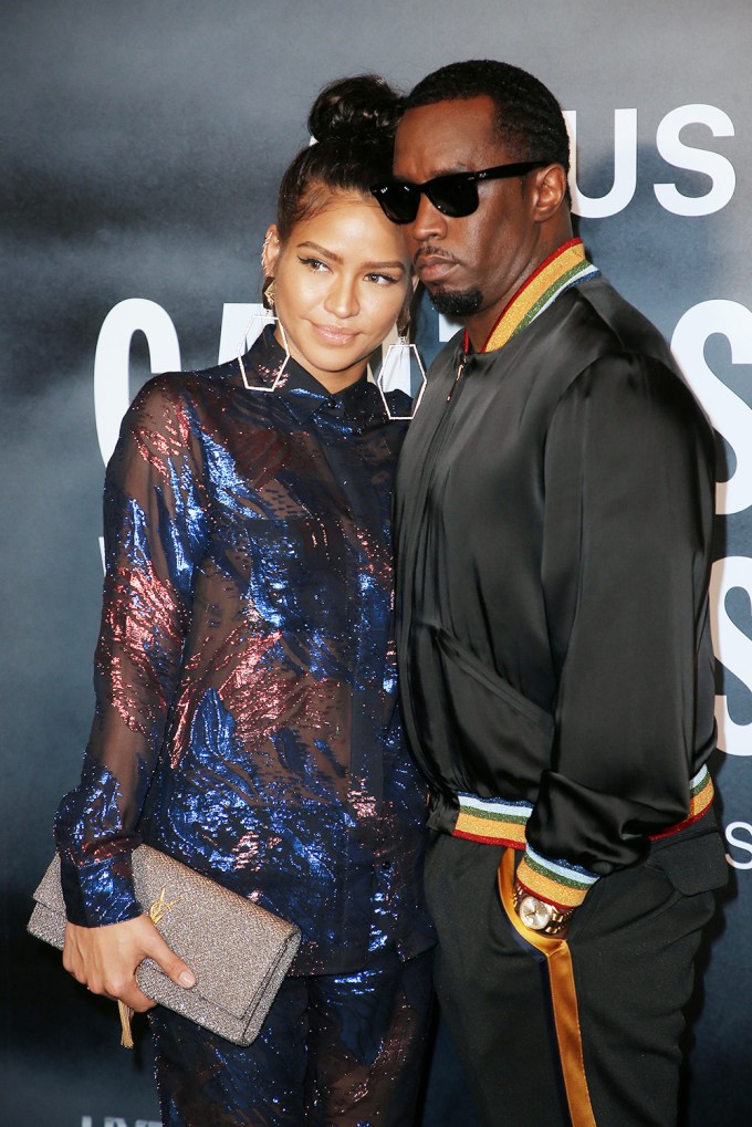 Diddy & Cassie at a Film Screening