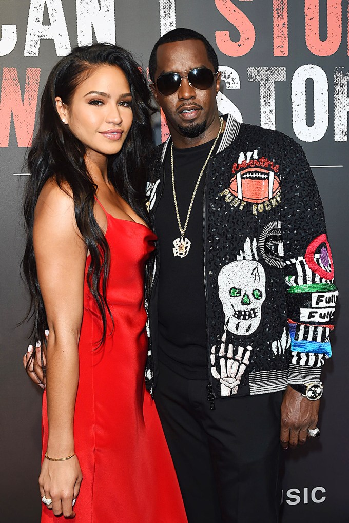 Diddy & Cassie at a 2017 Film Premiere