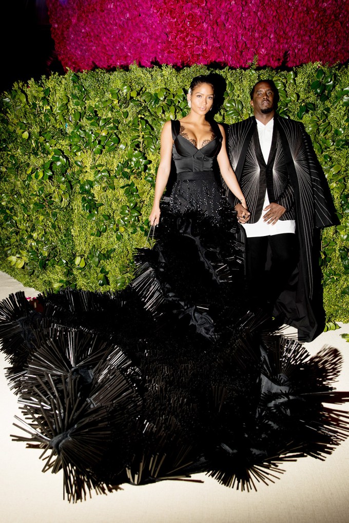 Diddy & Cassie at a 2017 Met Event