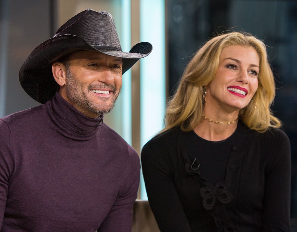 Tim McGraw and Faith Hill are all smiles on the Today show