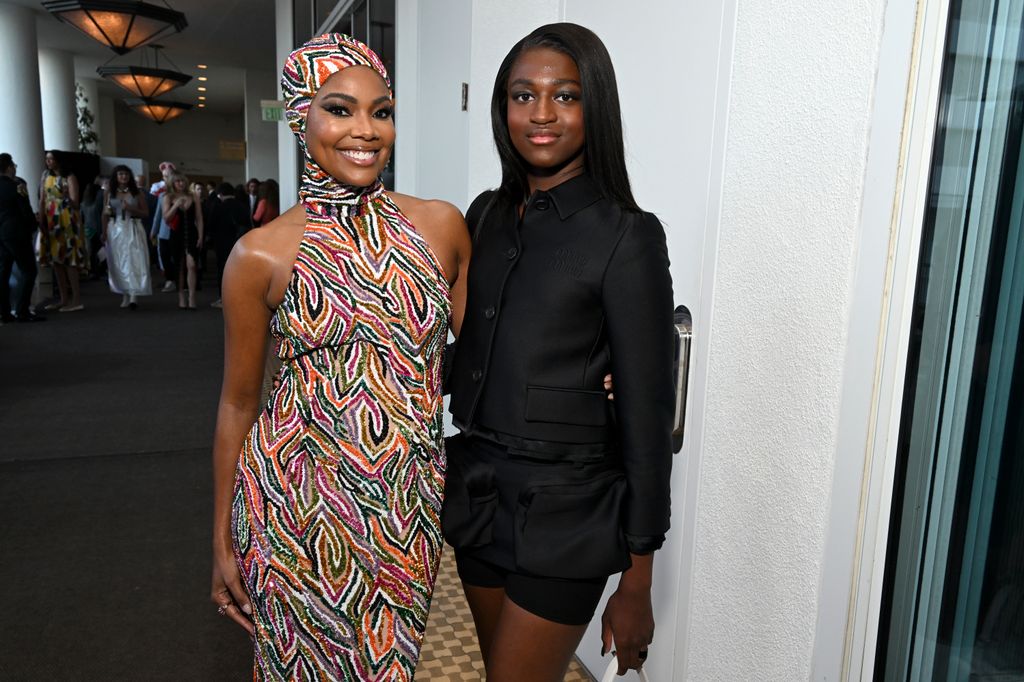 Gabrielle Union with stepdaughter Zaya Wade