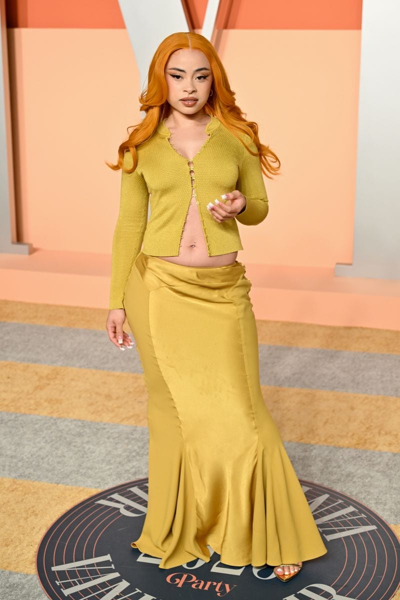 Ice Spice attends the 2025 Vanity Fair Oscar Party Hosted By Radhika Jones at Wallis Annenberg Center for the Performing Arts on March 02, 2025 in Beverly Hills, California. (Photo by Lionel Hahn/Getty Images)