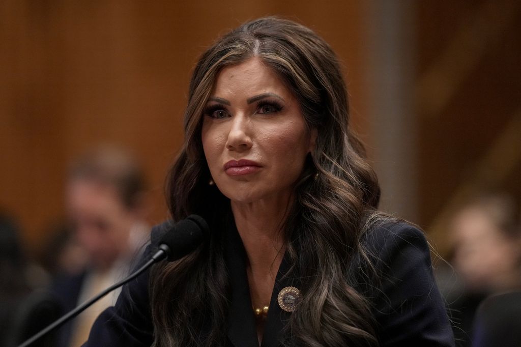 South Dakota Gov. Kristi Noem, President Donald Trump's Secretary of the Department of Homeland Security