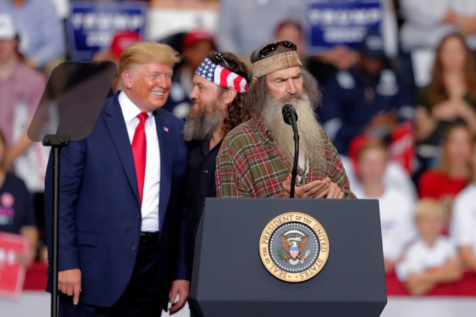 Phil Robertson Speaks at a 2019 MAGA Rally