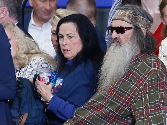 Phil Robertson & Miss Kay at a 2019 MAGA Rally