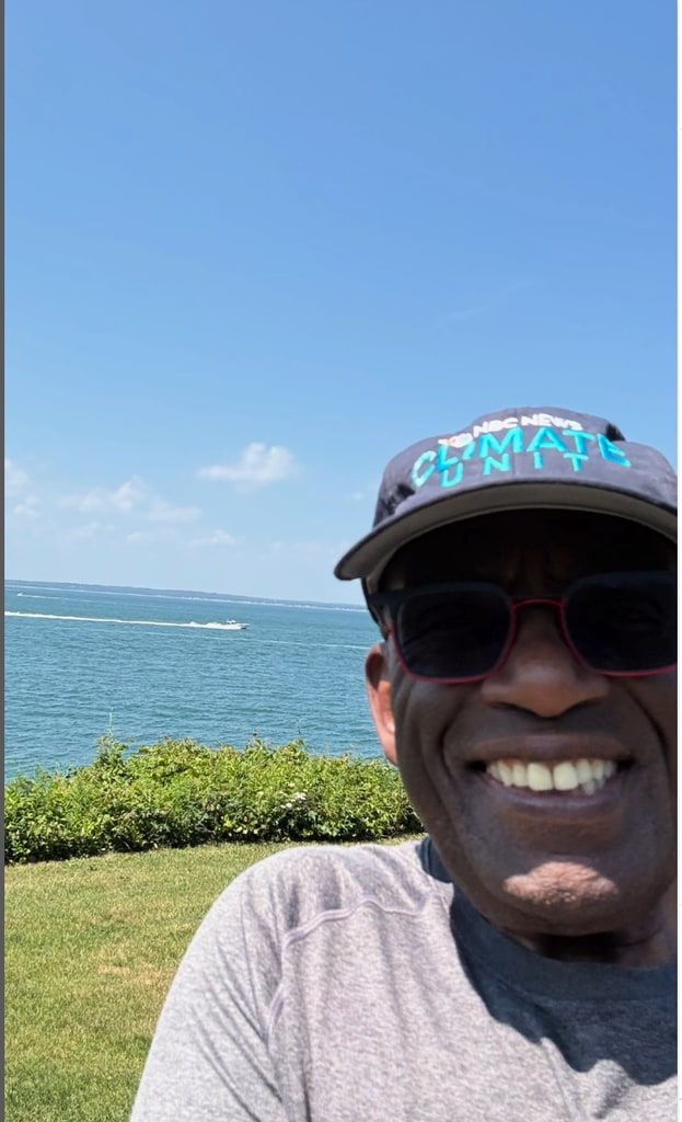Al Roker enjoyed a day off at Martha's Vineyard 