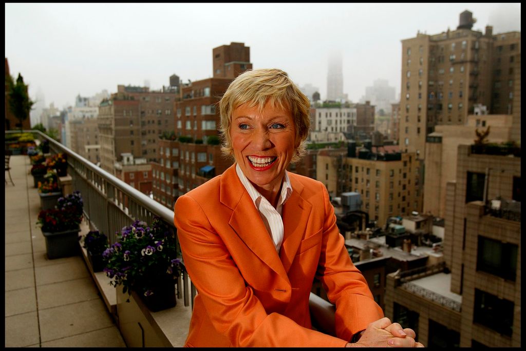 Barbara Corcoran, the real estate queen of New York City at her office on Madison Ave, 2004