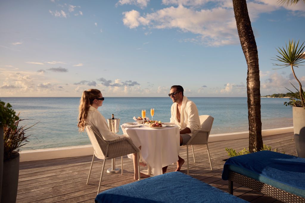 The private terrace was a real bonus