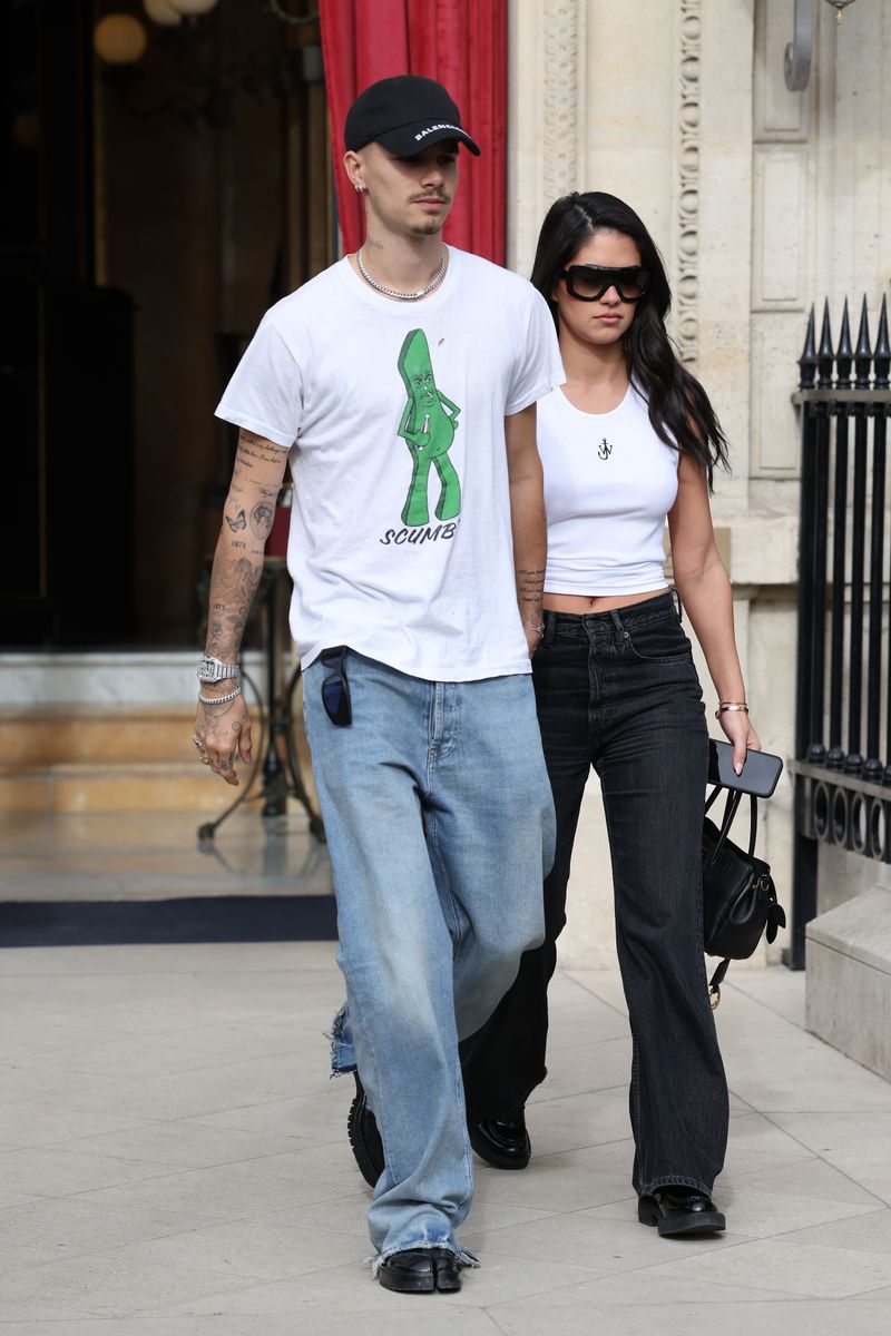 Romeo Beckham and Kim Turnbull dated for one year before their split