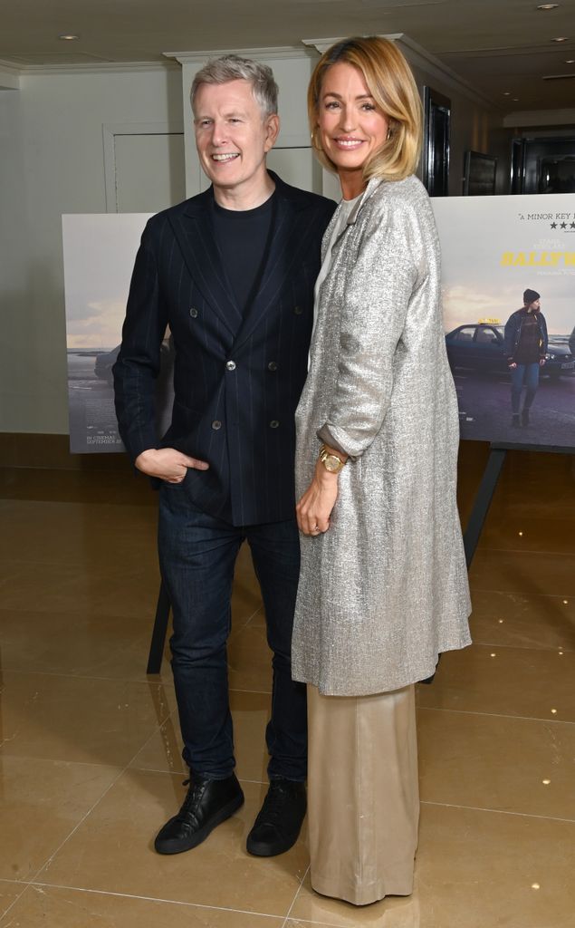 Patrick Kielty and Cat Deeley standing together