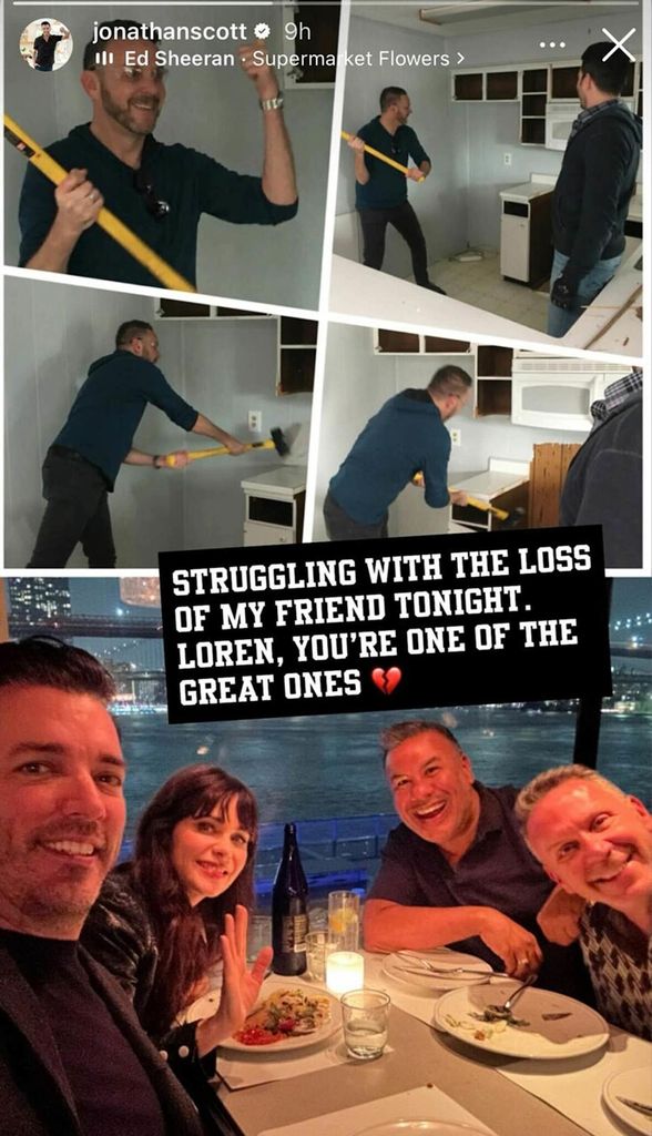 collage photo of jonathan scott and loren ruch