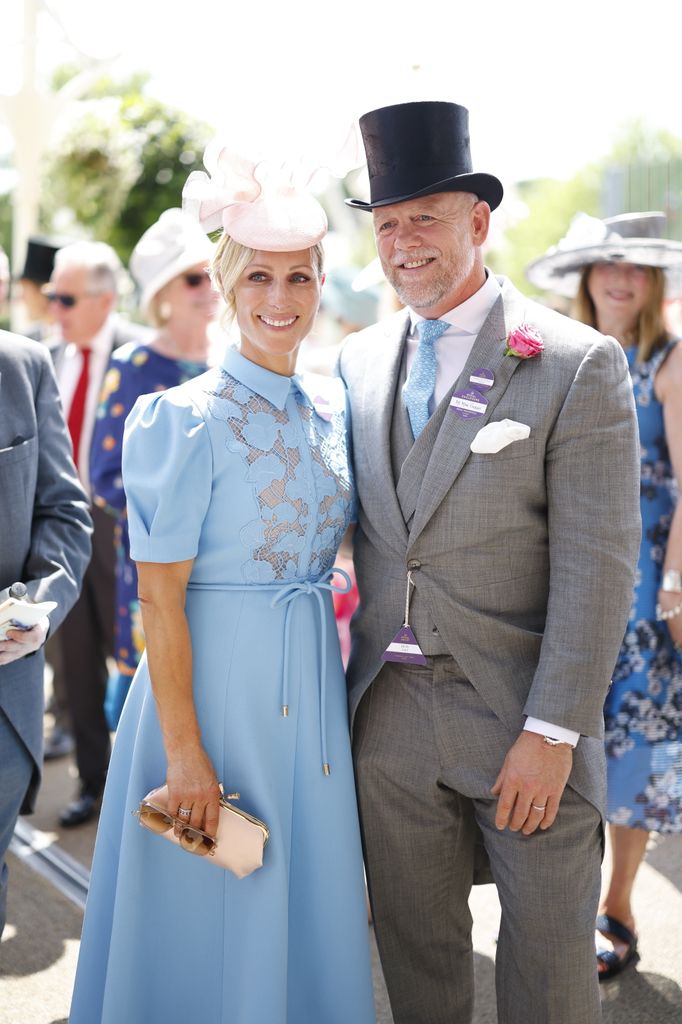 Zara and Mike Tindall attend day 1 of Royal Ascot at Ascot Racecourse