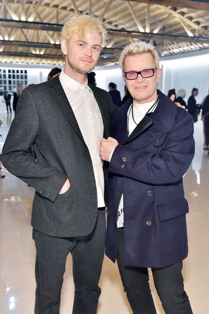 Willem Wolfe and Billy Idol attend Mr Chow 50 Years on February 16, 2018 in Vernon, California