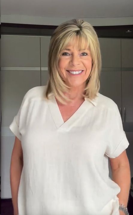 Ruth modelling her own white top 