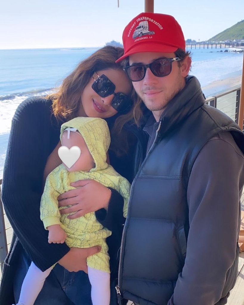 Priyanka Chopra, Nick Jonas and daughter Malti