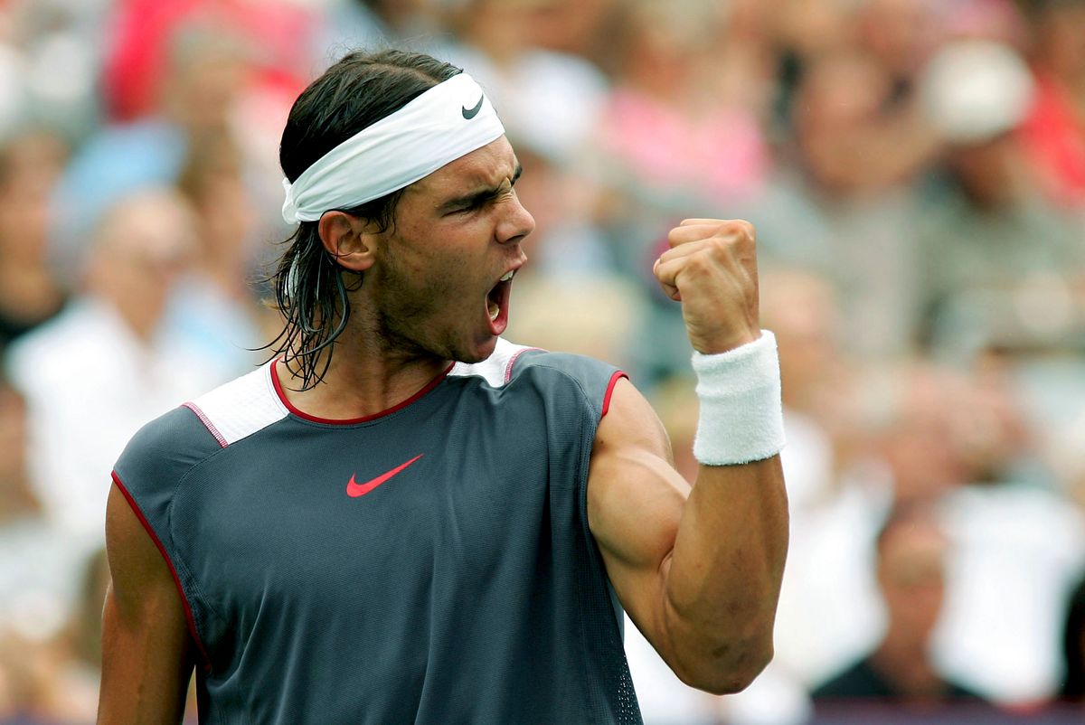 Agassi had first hand experience of Nadal's iconic 'Vamos' celebration