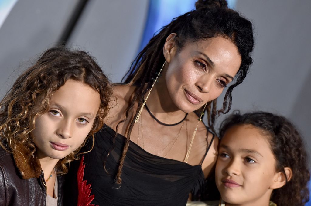 Lisa Bonet, Nakoa-Wolf and Lola Momoa 