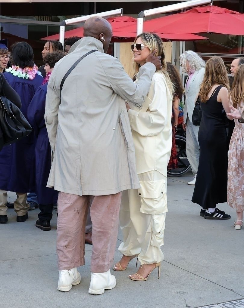 BGUK_3271660 - Los Angeles, CA  - *PREMIUM-EXCLUSIVE*  - MUST CALL FOR FEES  - Heidi Klum and Seal reunite to celebrate their son Johan's high school graduation in Downtown Los Angeles