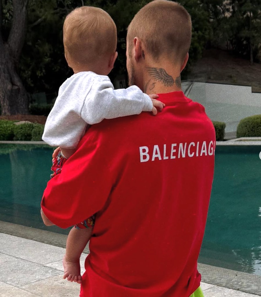 Justin and Jack at their LA home