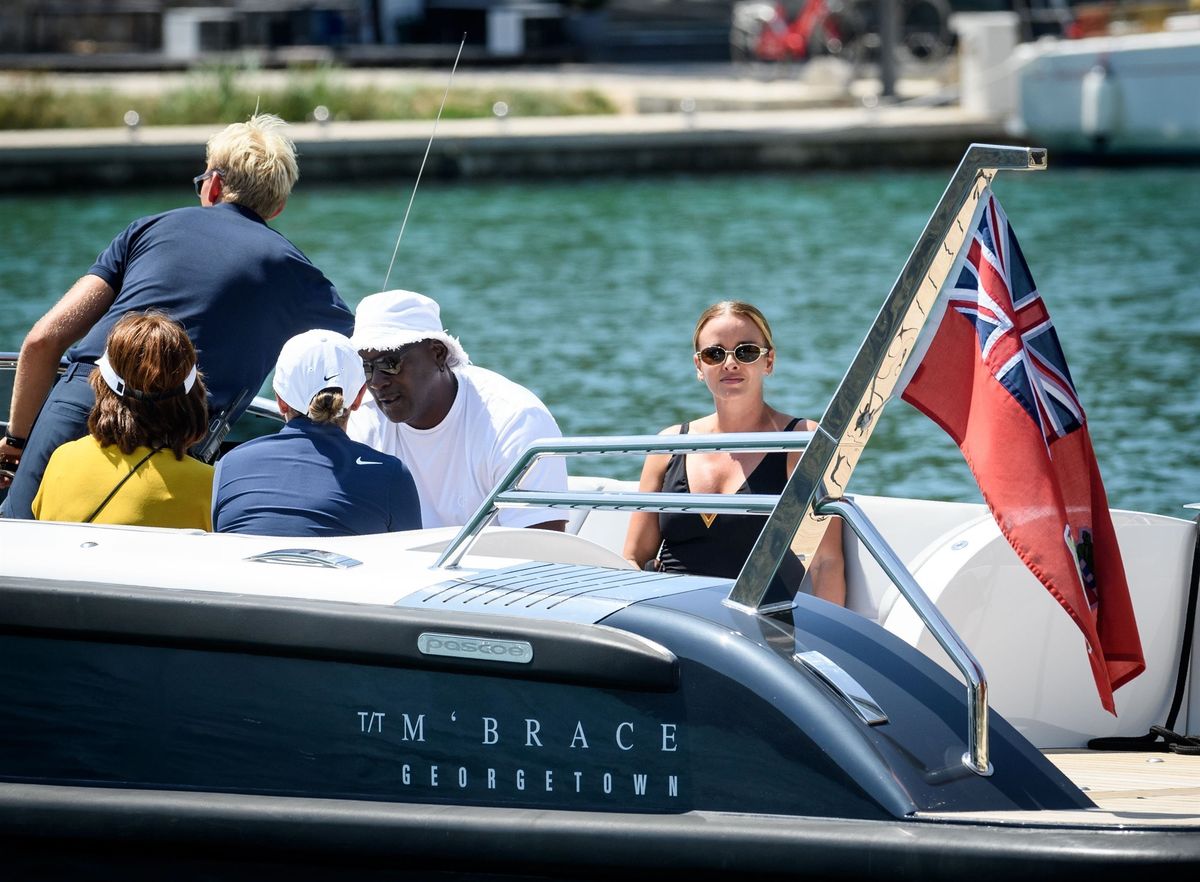  Michael Jordan arrived in Croatia with a superyacht called M'Brace, worth around 150 million. 