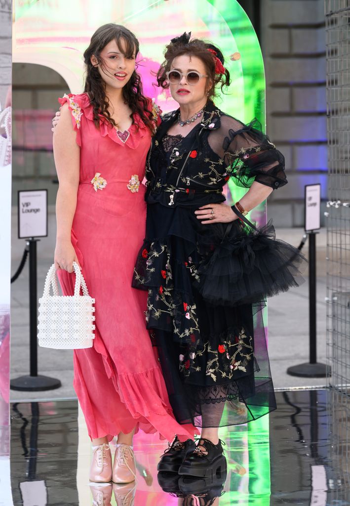 Nell Burton and Helena Bonham Carter attend the Royal Academy Summer Exhibition Preview Party 2025 at Burlington House on June 11, 2025