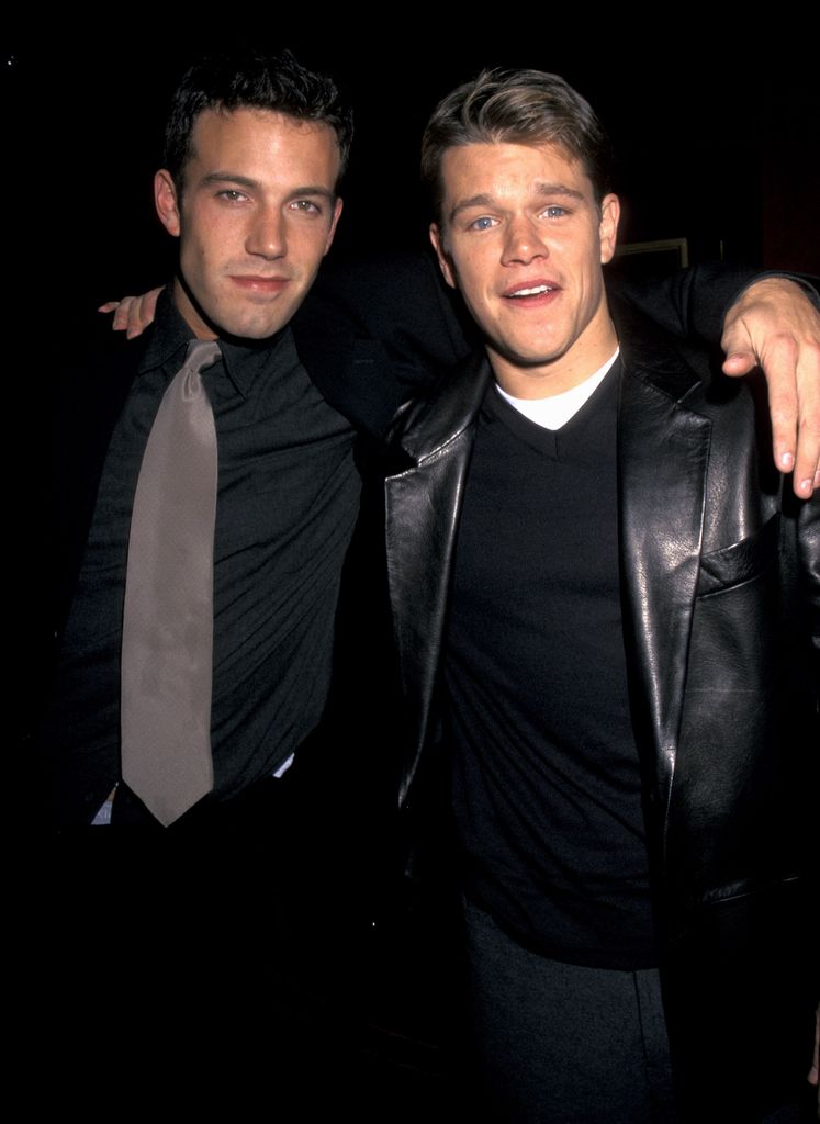 Ben Affleck and Matt Damon at the "Good Will Hunting" New York City Premiere, 1997