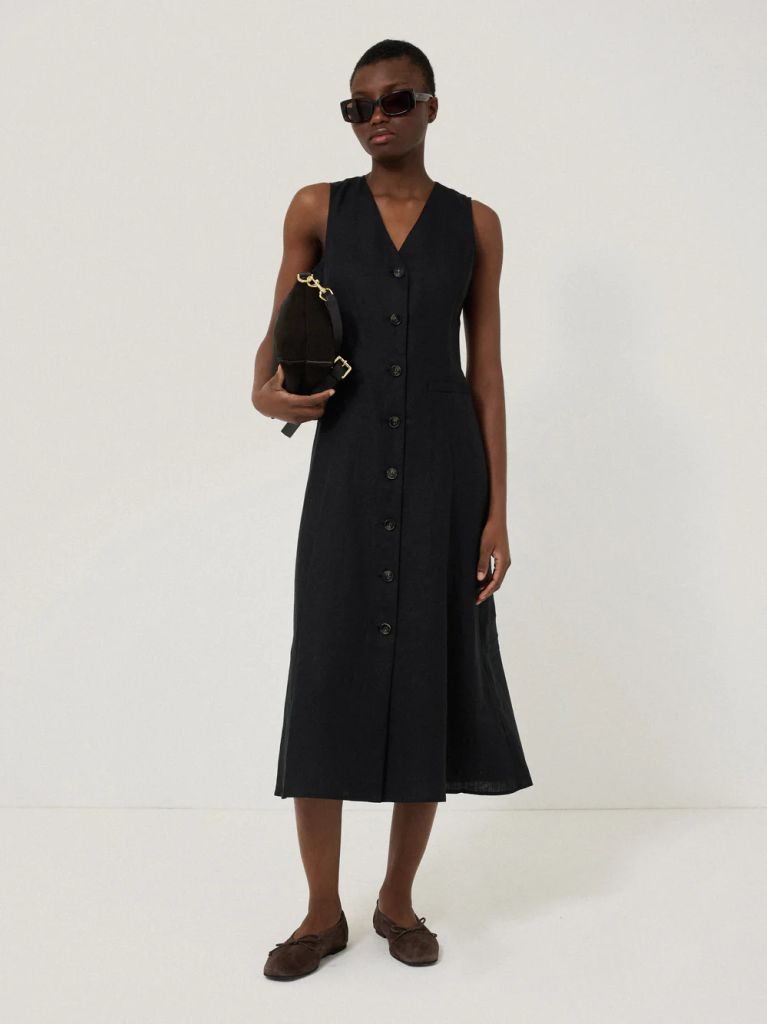 Linen Waistcoat Dress