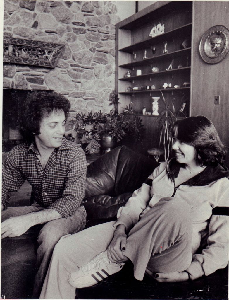 Billy Joel and his wife and manager Elizabeth Weber at their home in Cove Neck in 1978