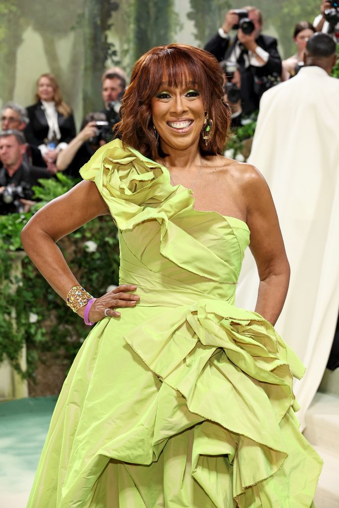 Gayle King attends The 2024 Met Gala Celebrating "Sleeping Beauties: Reawakening Fashion" at The Metropolitan Museum of Art on May 06, 2024 in New York City.