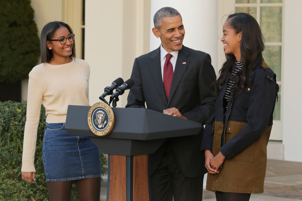 Michelle revealed that her daughters grew tired of the annual Turkey Pardon