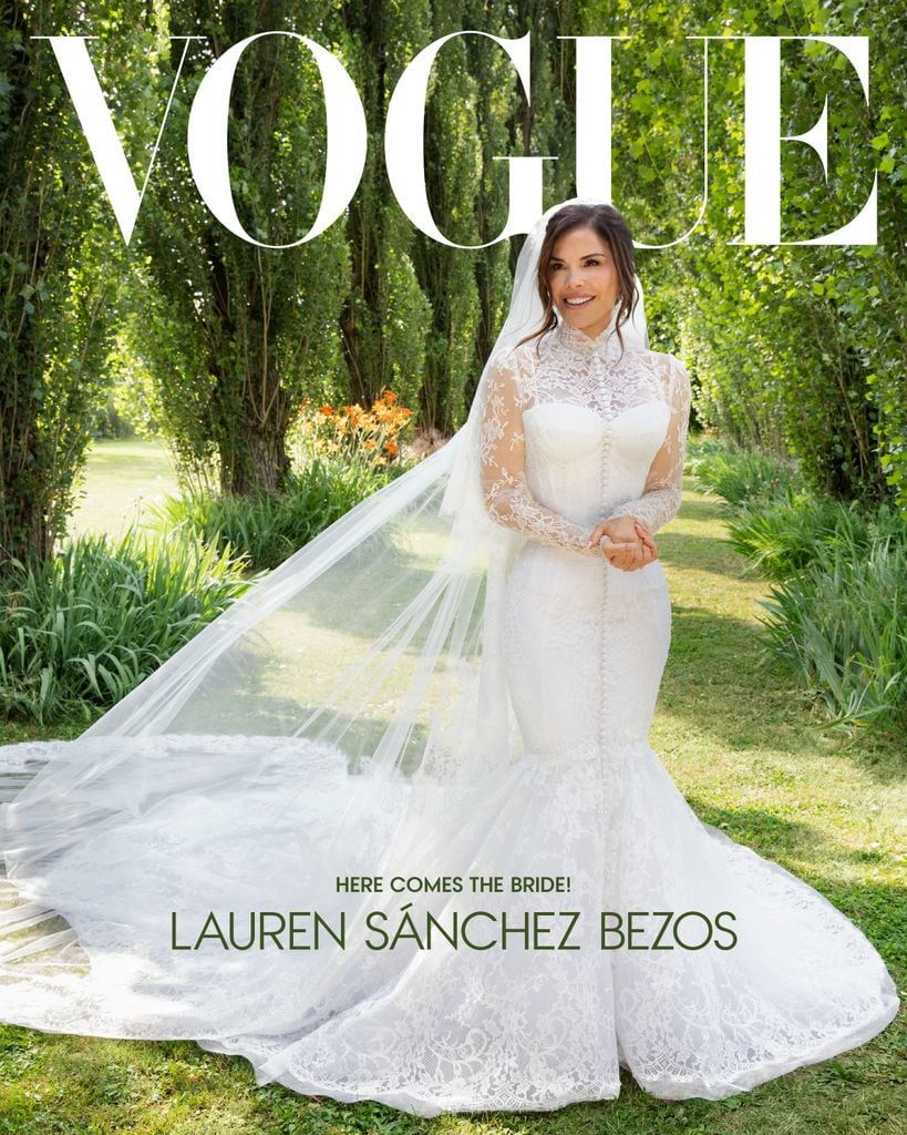 Lauren Sanchez Bezos on the cover of Vogue