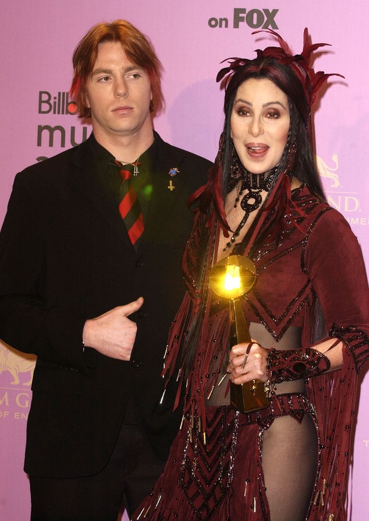 Elijah Blue & Cher during 2002 Billboard Music Awards 