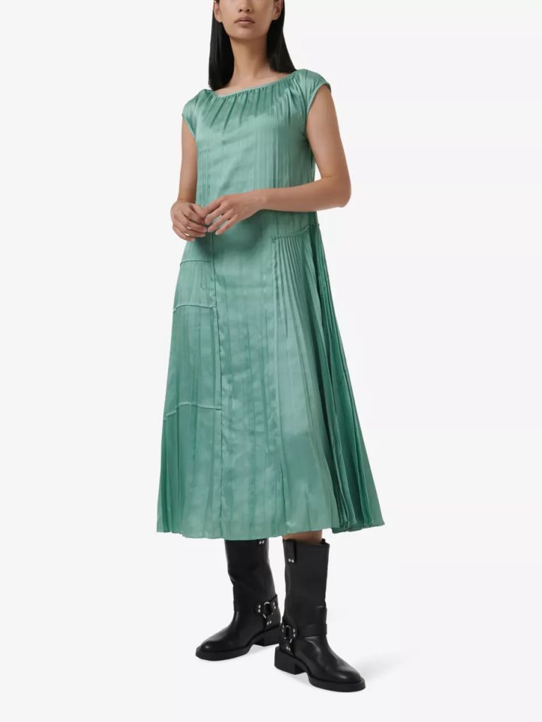 leem green shapeless dress