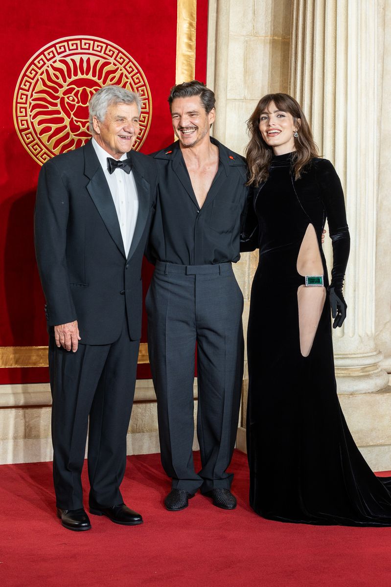 Pedro Pascal, Lux Pascal and their dad Jose Balmaceda