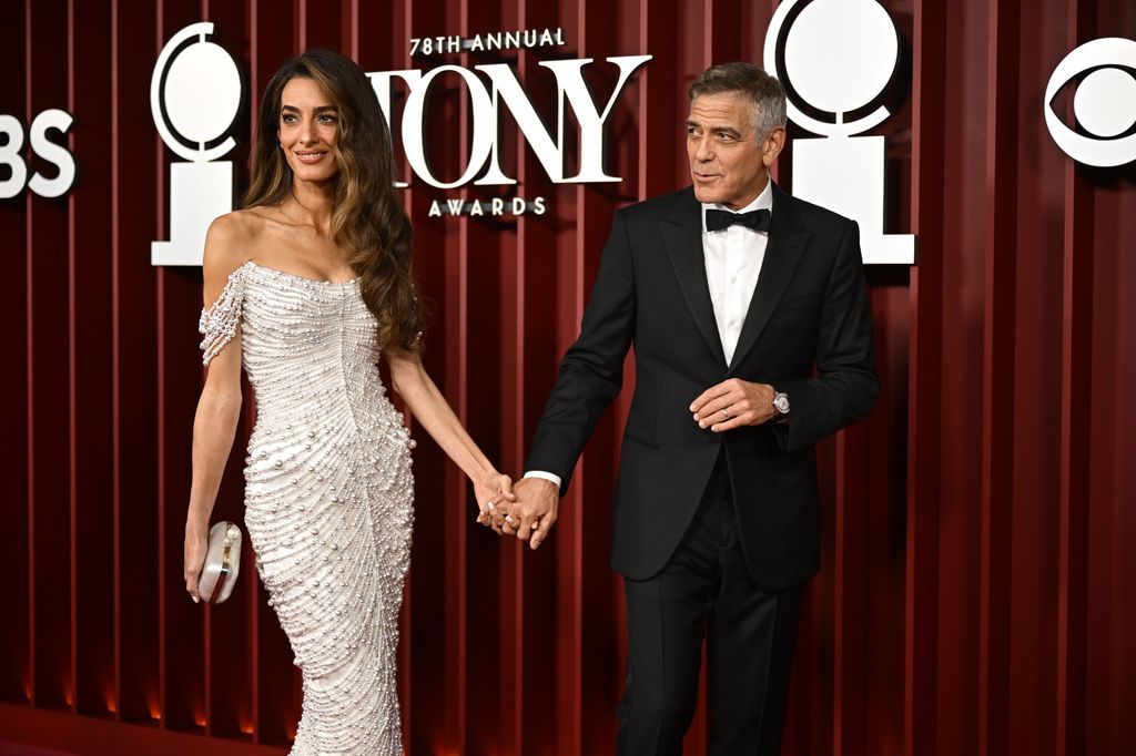 Amal Clooney and George Clooney stole the show at the Tony Awards