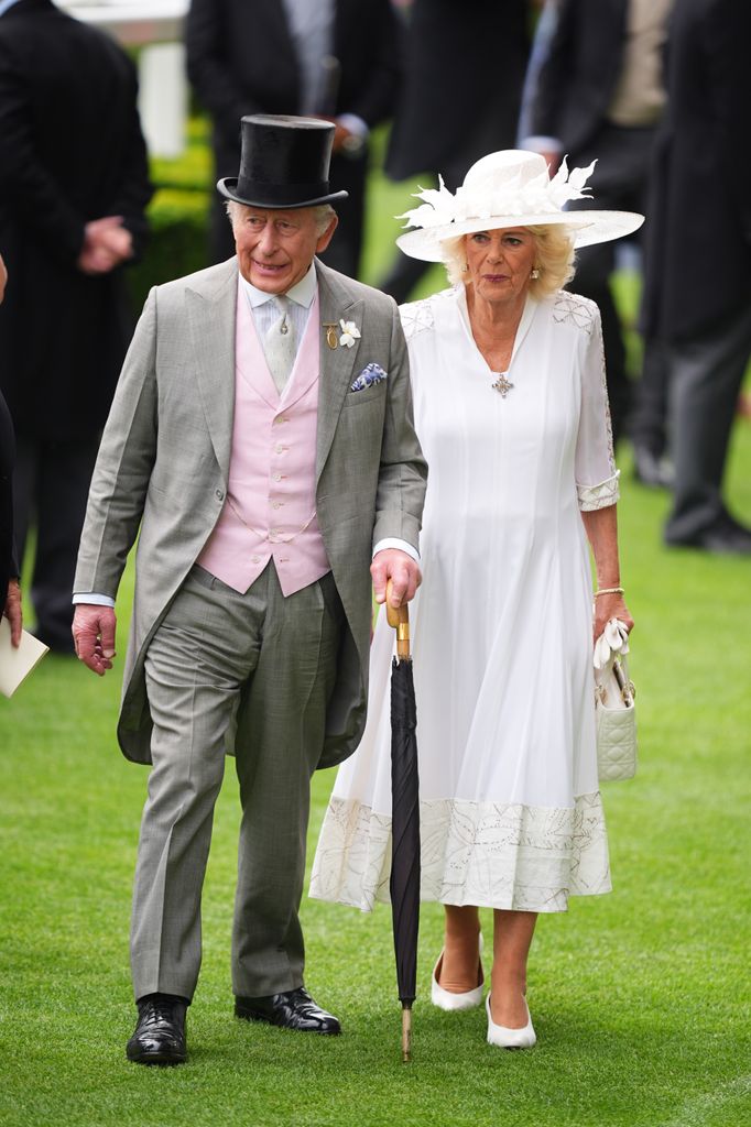 King Charles III and Queen Camilla on day four of Royal Ascot 