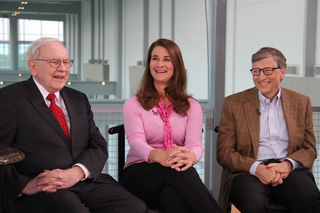 Warren Buffett, Bill and Melinda Gates, in an interview on May 5, 2015