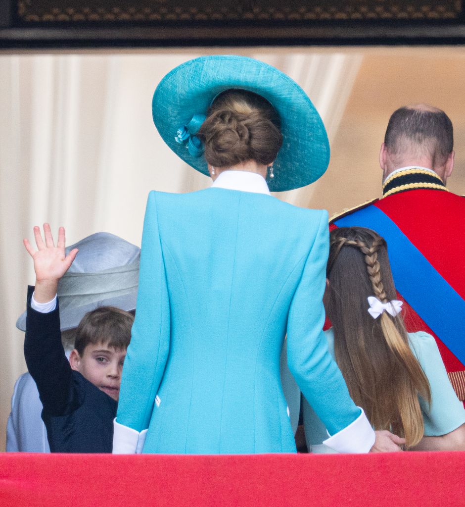Princess Kate's updo during Trooping The Colour 2025
