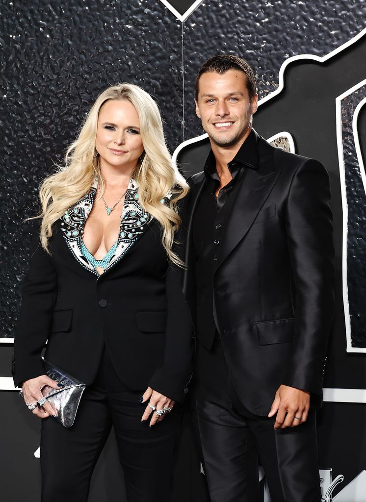Miranda Lambert and Brendan McLoughlin attend the 2024 MTV Video Music Awards at UBS Arena on September 11, 2024 in Elmont, New York.