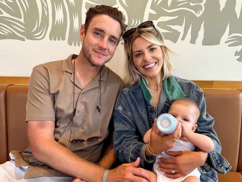 Stuart broad mollie king and baby