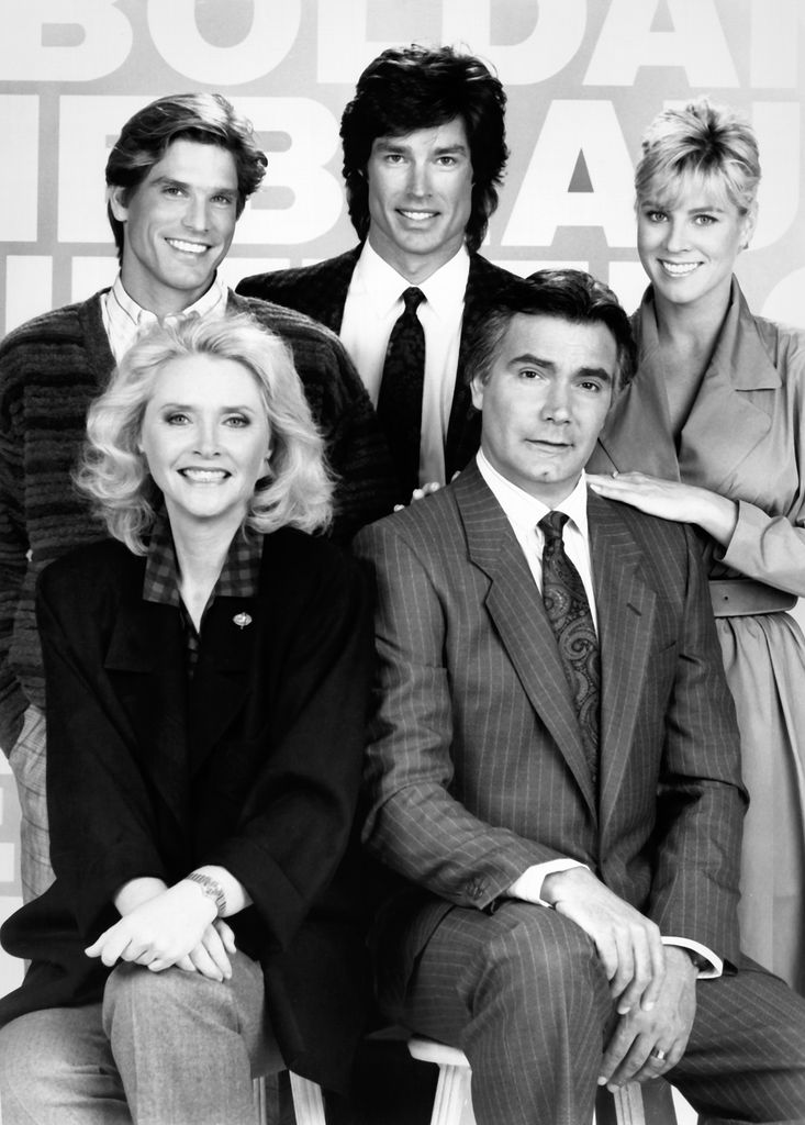 Actors portraying the members of the Forrester family, the principal clan on the television soap opera 'The Bold and the Beautiful'