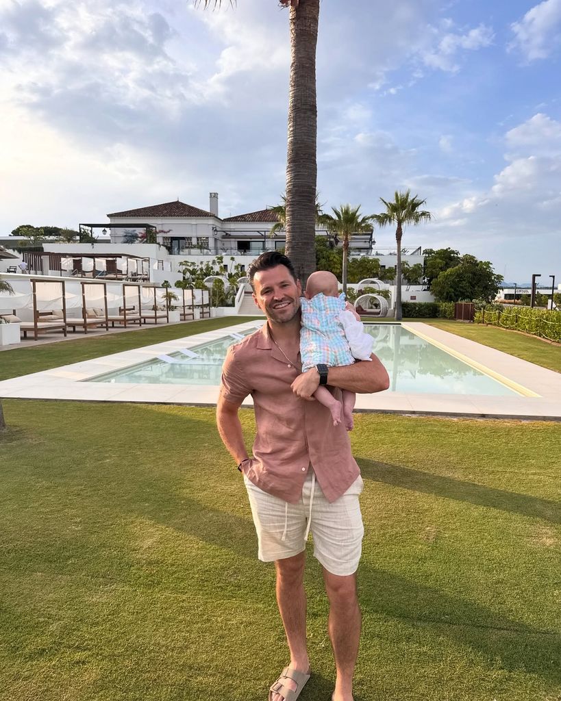 Mark Wright and his daughter, Palma